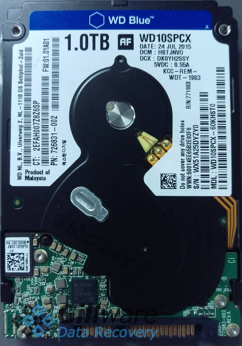 Western Digital hard drive reformat