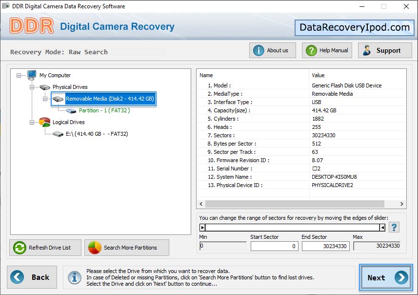 Select Partition