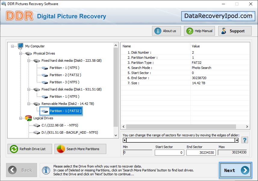 Digital Pictures Recovery Software