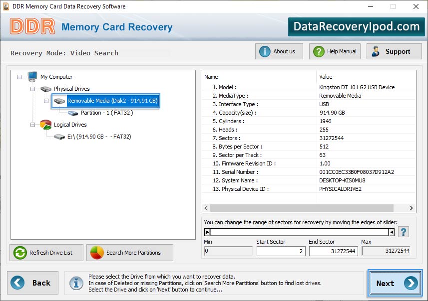 Select Partition